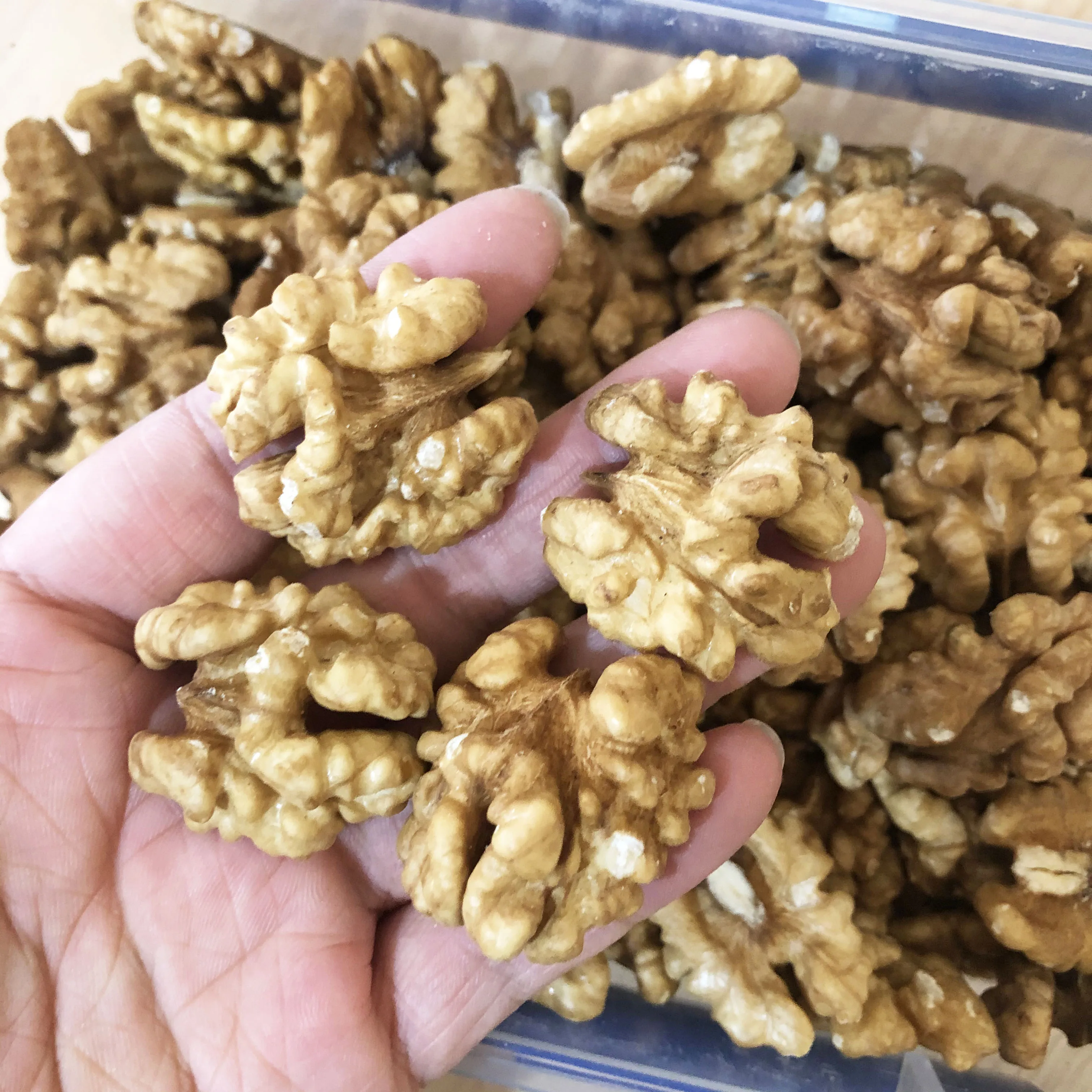Wholesale walnuts without shell light /amber halves low price