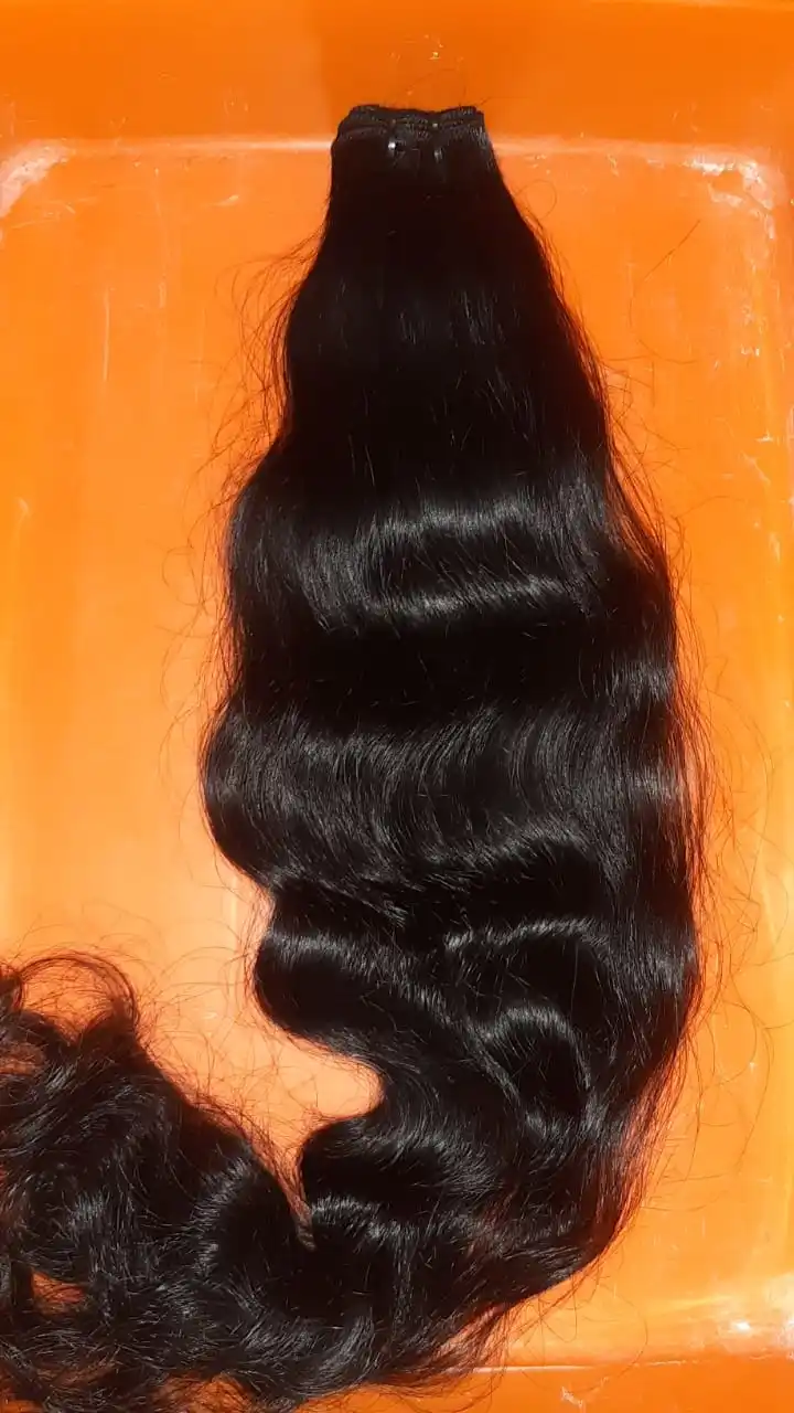 Unprocessed human hair bundles from Chennai temples Chemical free and tangle free human hair bundles raw hair vendor exporter