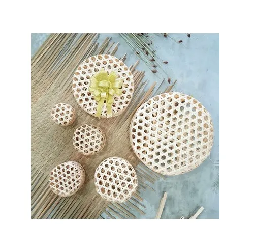 Традиционная круглая бамбуковая корзина с ручкой для праздничной корзины фруктами осенний сезон украшение сада sandy99gdgmailcom