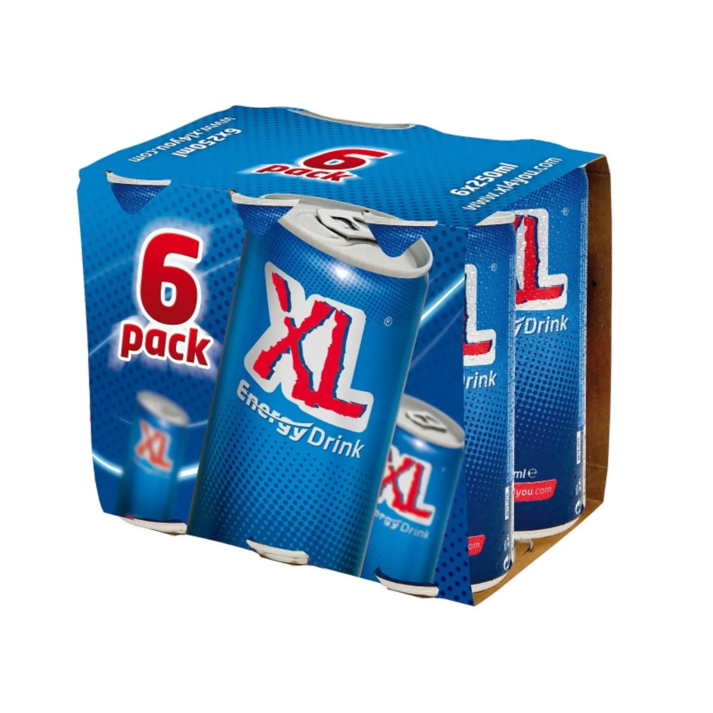 
XL energy drink 250ml Cans With Hebrew Text !!! 