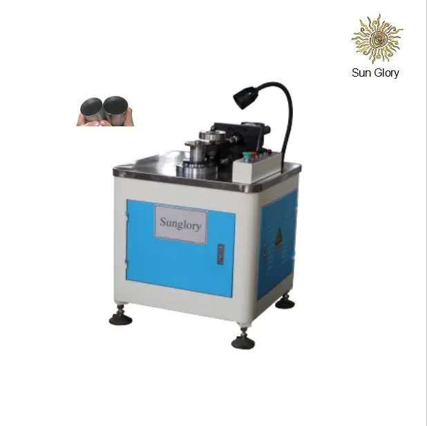 Sun glory machine for deburring with pipe making vacuum flask