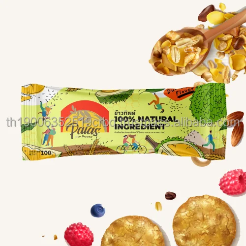 Best Product Snack food Stir Rice Porridge Grain Snacks Durian Flavor Mixed Fruits and Vegetables Healthy Yummy Thailand
