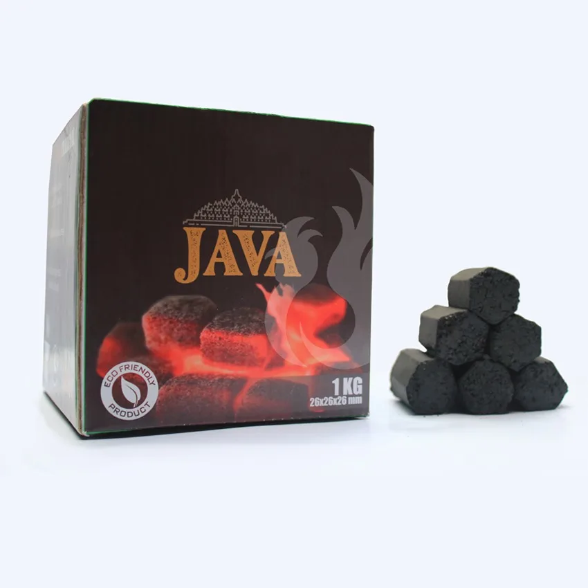 Best Quality Indonesia Coconut Hexagonal Charcoal for Hookah