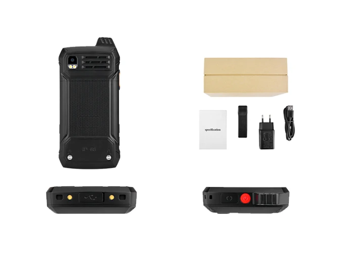 Military wireless handy PoC radio GSM WCDMA 4G LTE Android OS IP network walkie talkie PTT two way radio Zello wakie talkie