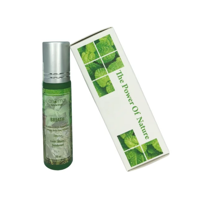 
Best Quality Natural Breath Roll on Warm Flu Relax Balance Aroma 100% Pure Eucalyptus essential oil Peppermint 