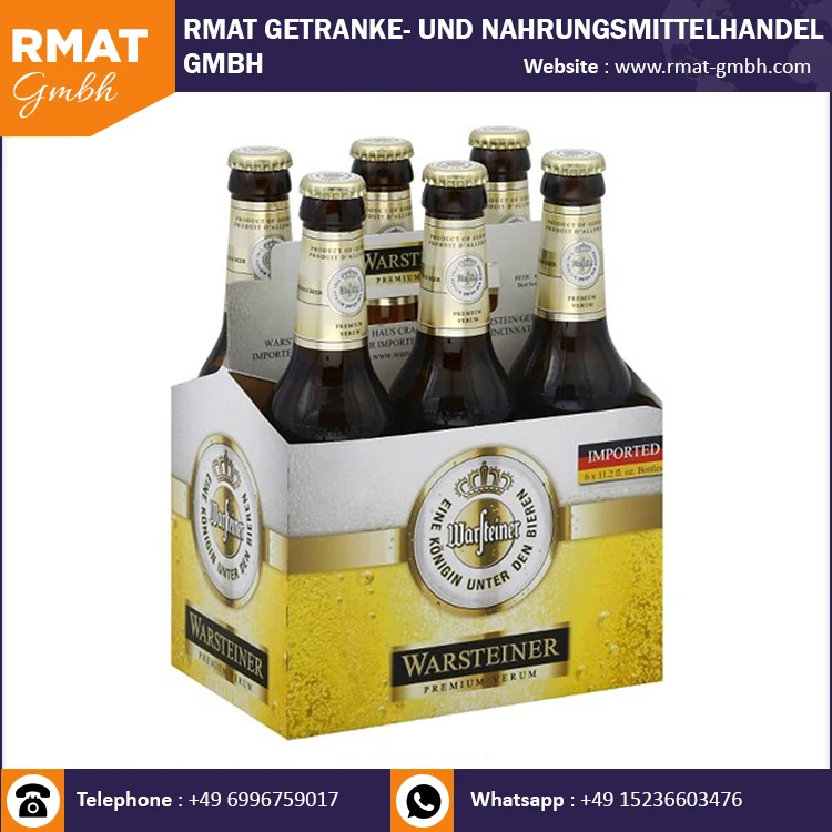 
Rich Quality 4.8% Warsteiner Beer Bulk Supplier 