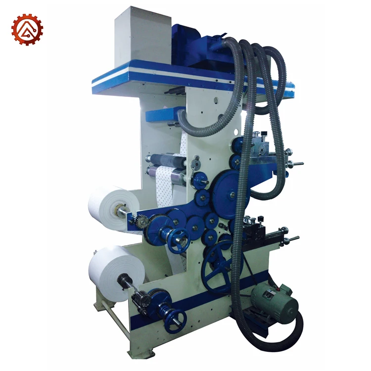 Two Color Polythene Flexo Printing Machine for Kenya