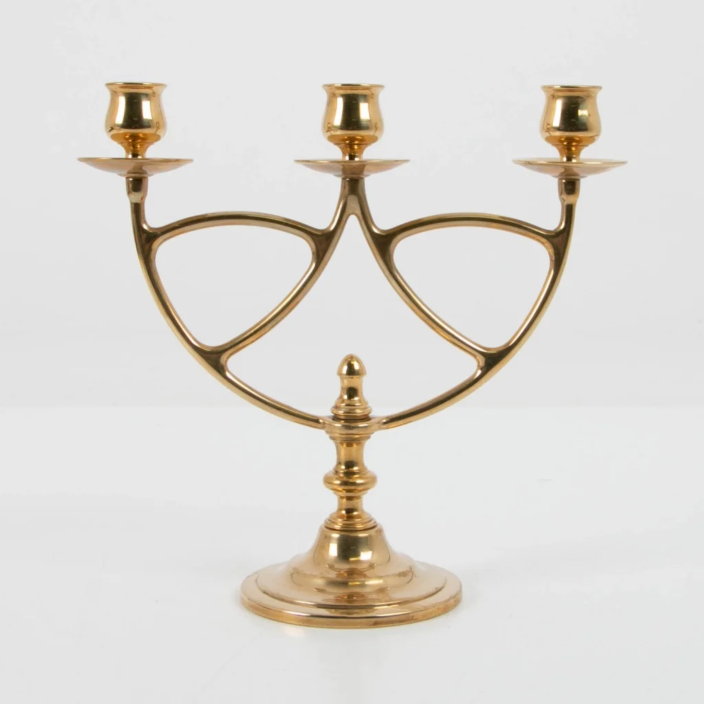 Trend Selling Brass Metal Candle Holder Wedding Home Hotel Decoration Centerpiece bedside Candlestick Cheap Price Candelabra
