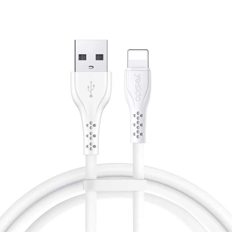 Yesido Oem логотип Быстрый ПВХ 1 м 2 данных Para 2.4A зарядный кабель Usb к Lightning Шнур для Apple Iphone