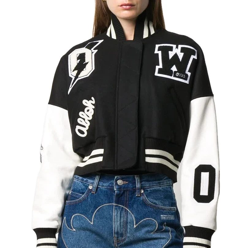 2022 Hot Sell OEM Custom Varsity Jacket Bomber Letterman Leather Varsity Jacket For Men And Women
