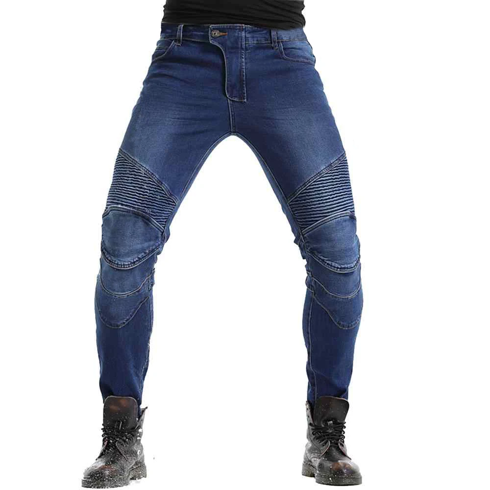  Лучший производитель мотоциклетные узкие темно-синие джинсы для водителей одобренные CE мужчин первоклассная защита