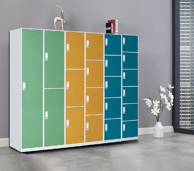 Hot Selling 5 Door Office Metal Single Door Clothes Locker Storage Cupboard