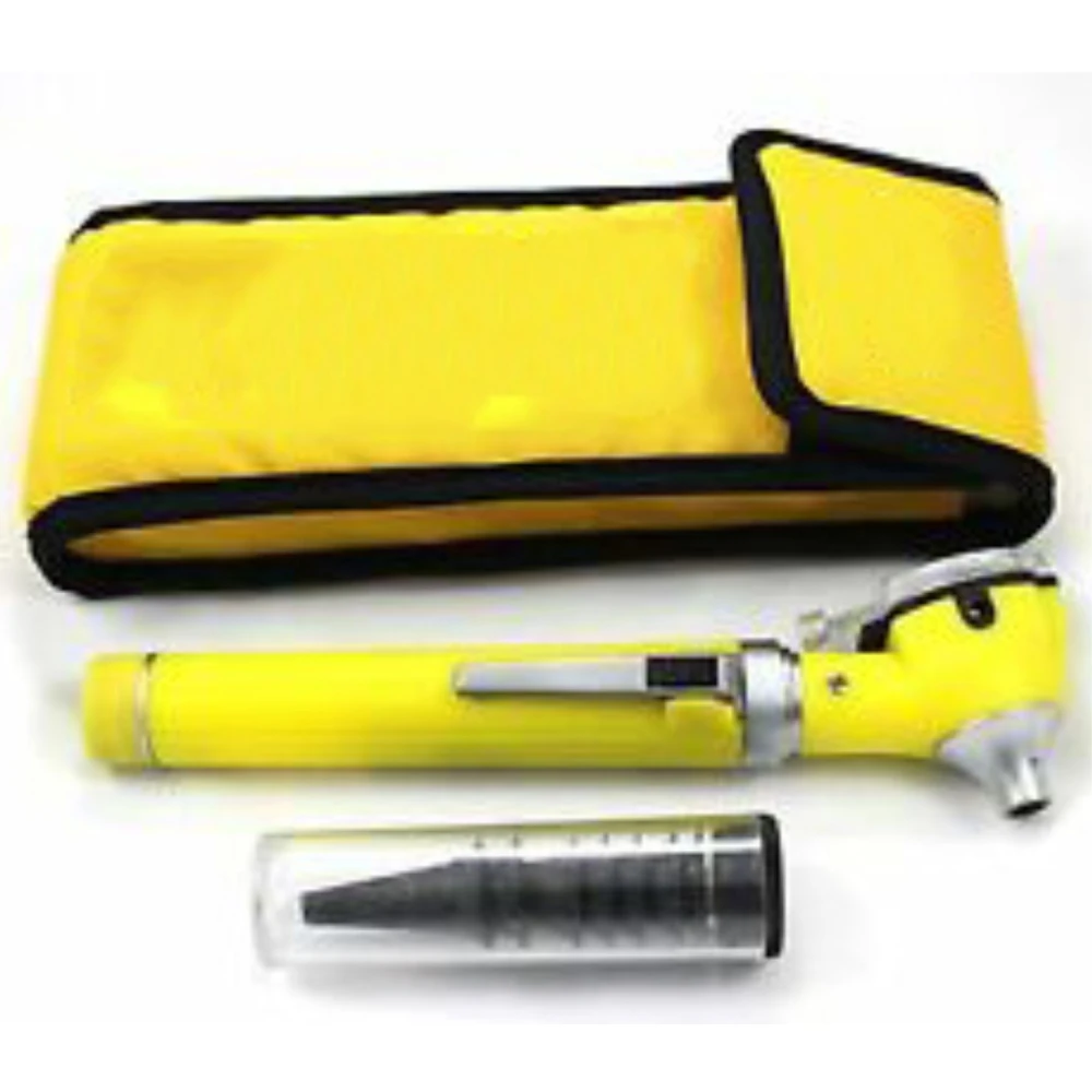 OTOSCOPE MINI FIBER OPTIC YELLOW COLOR POCKET MEDICAL ENT DIAGNOSTIC OTOLOGIST SURGICAL MEDICAL DIAGNOSTIC       MGI-17