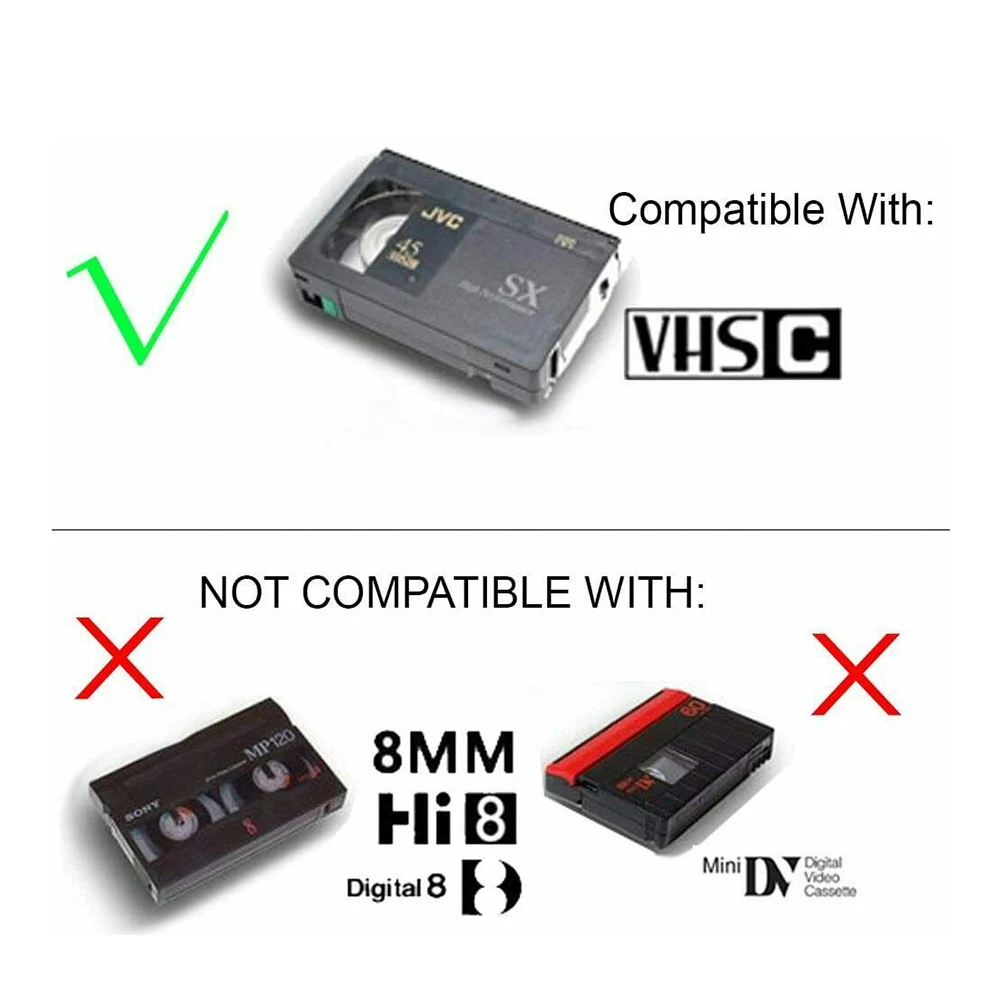 VHS-C to VHS Adapter