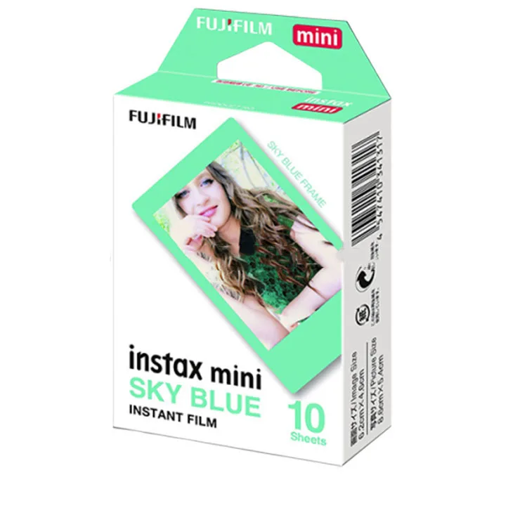 
Fujifilm Instax Mini Instant Film небесно-голубая рамка для Mini90 8 70 7s 50s 25 SP-1 и т. д. 
