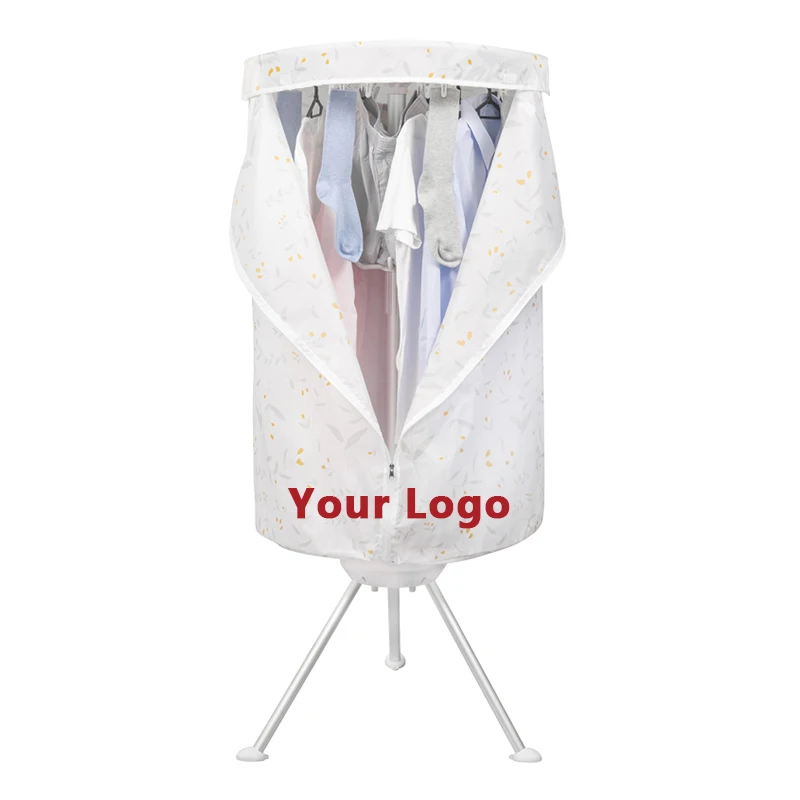 Portable clothing heat dryer for shoes and clothes