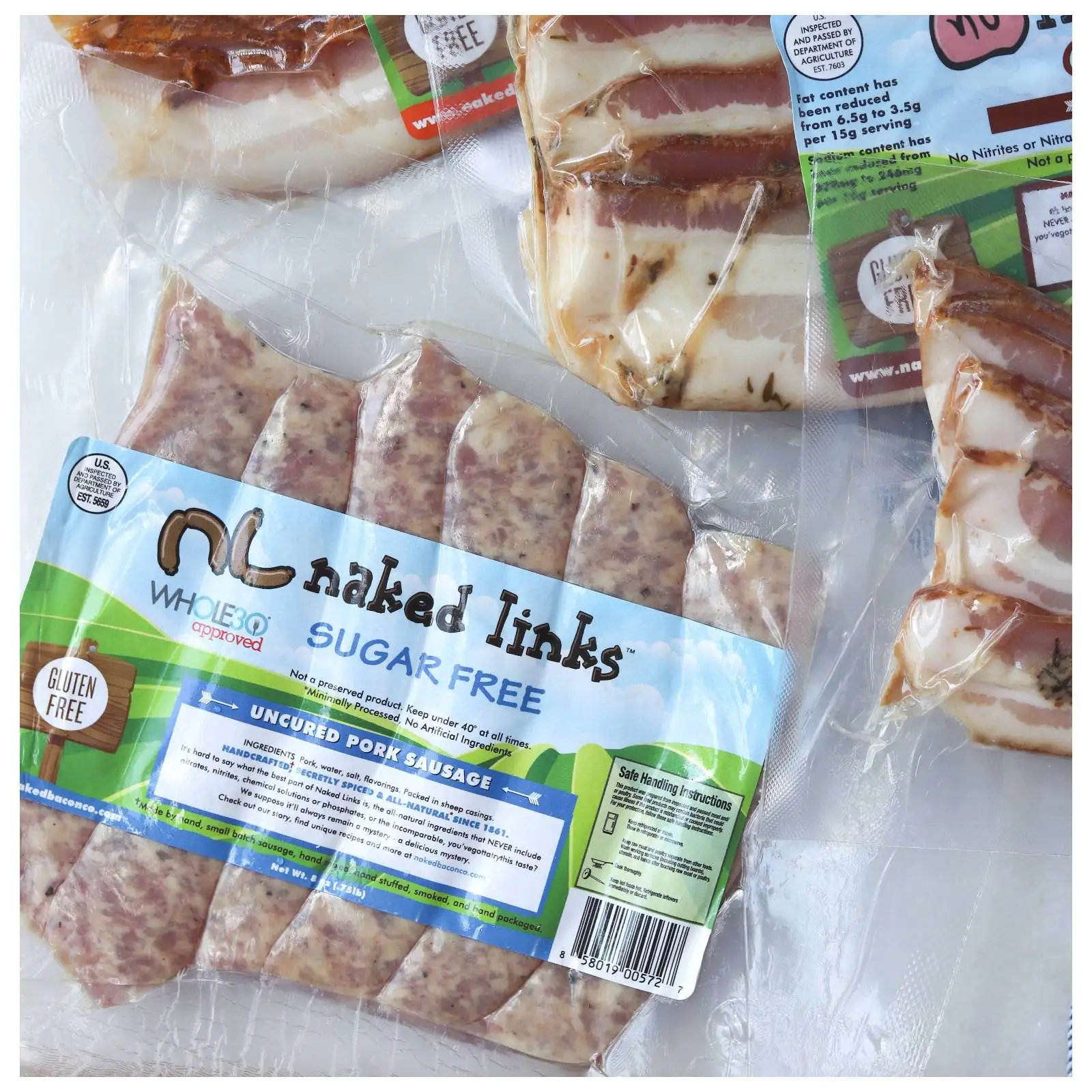 
Sugar Free Links Sausage 