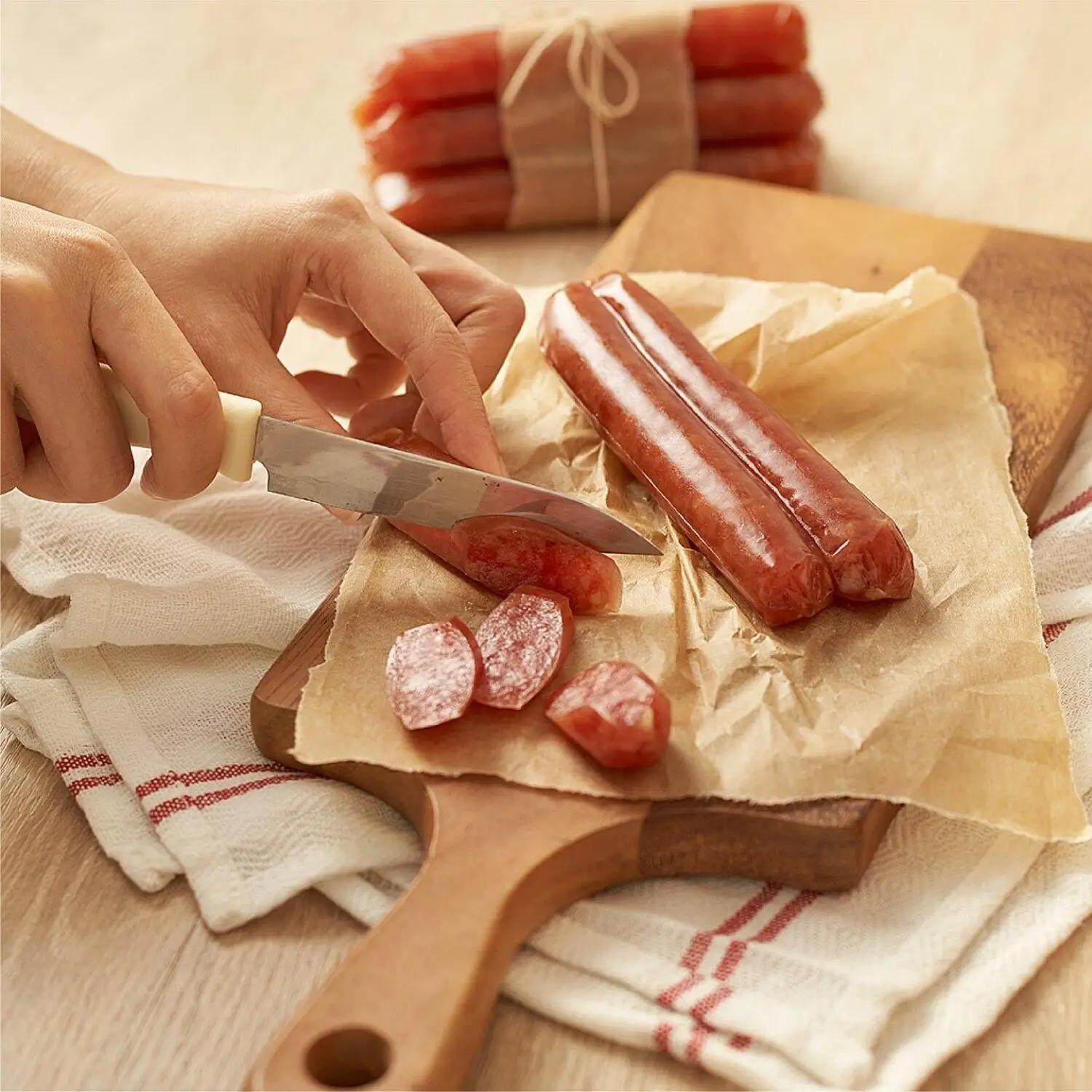 Thai  Chinese Pork Meat Smoked Dry Sausage