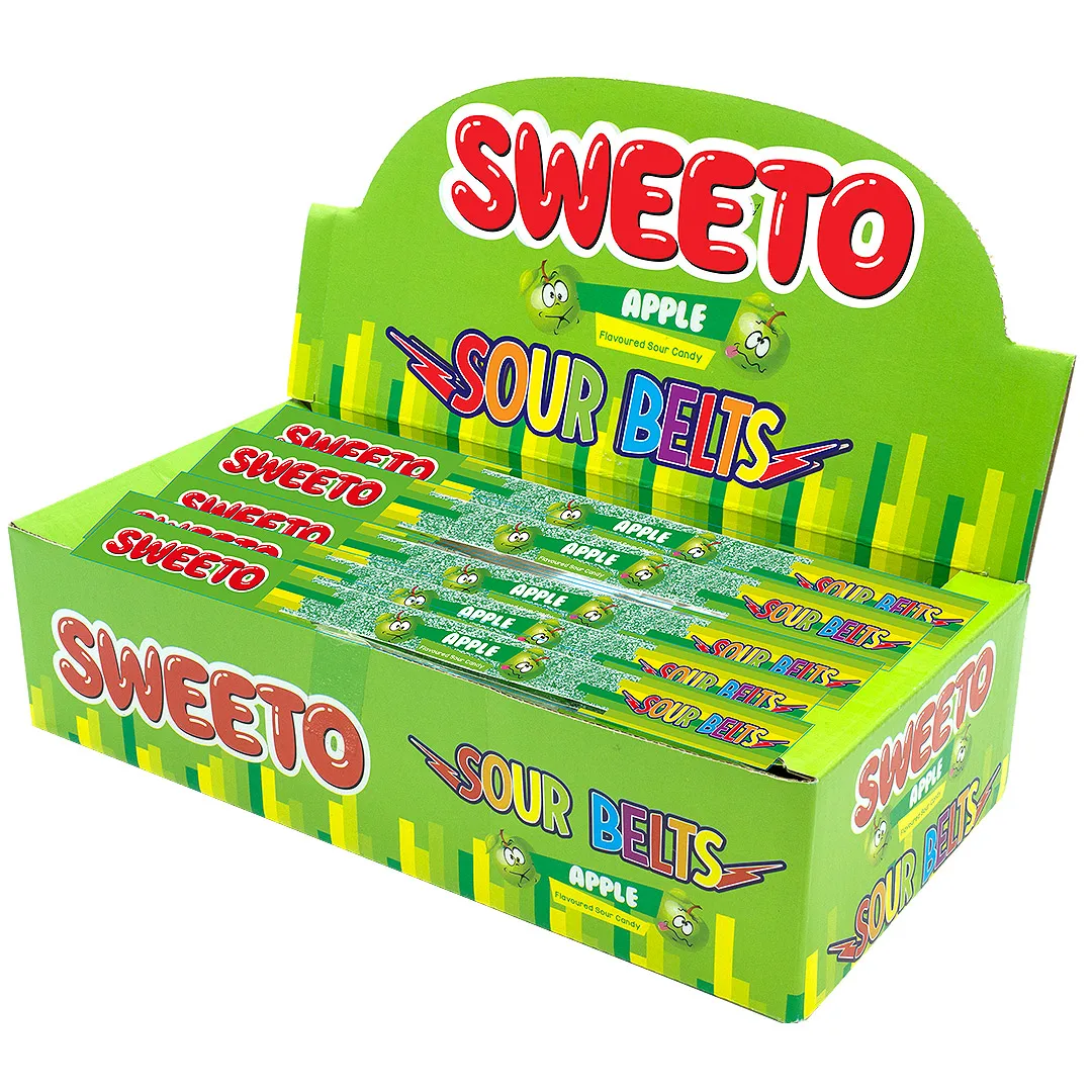 
Licorice Sour Belts 8g Turkish Product 