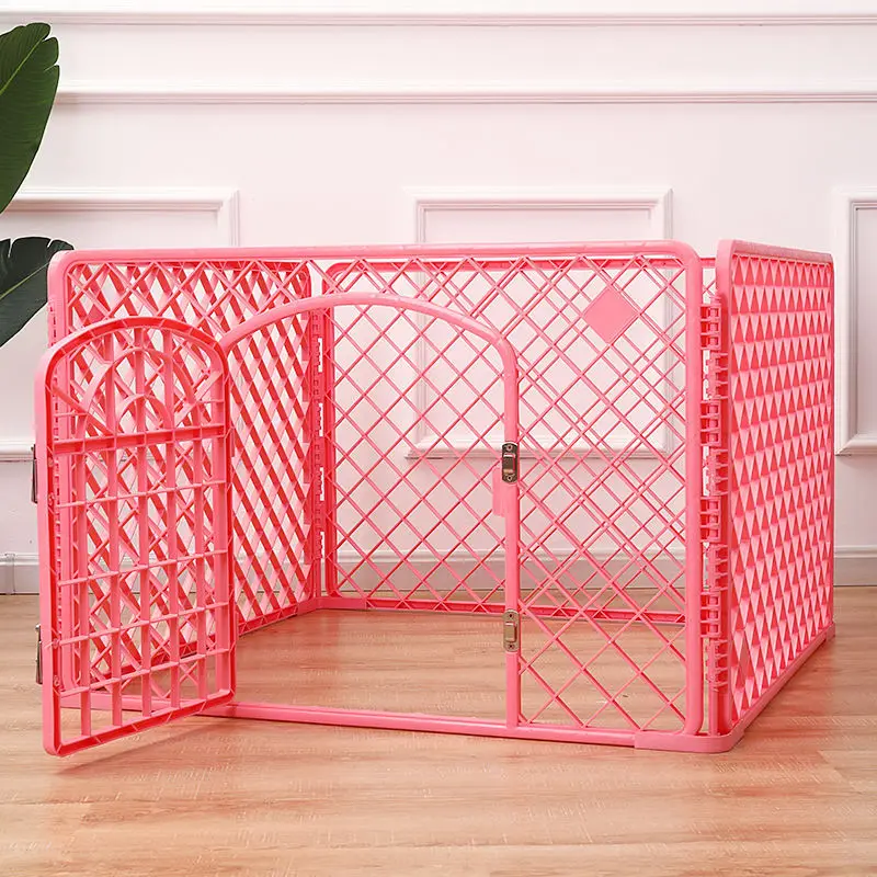 HDPE safety portable high quality indoor puppy pen dog cage