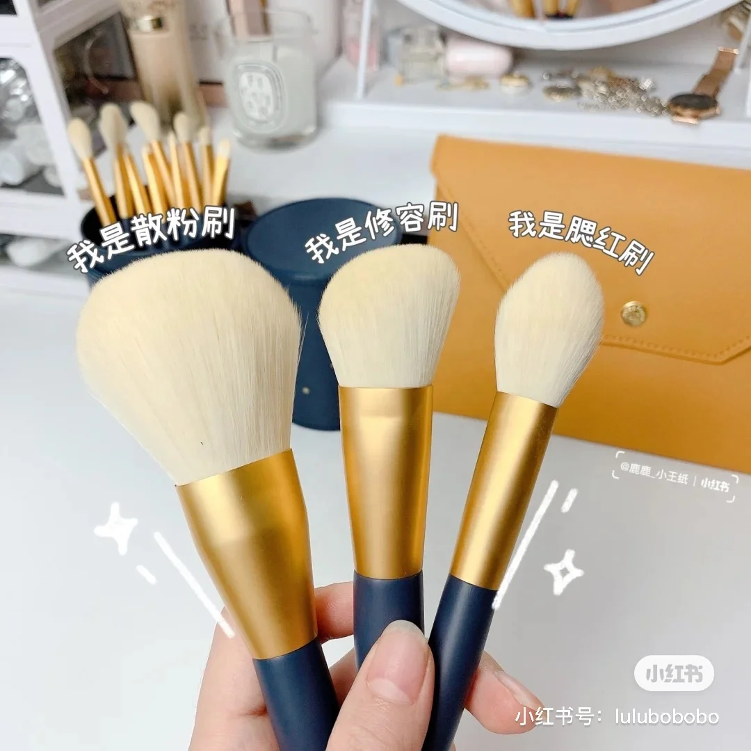 
Private Label Synthetic Hair 12pcs Make Up Brushes Beauty Cosmetics Tools Synthetic Hair Professional Makeup Brushes Sets 