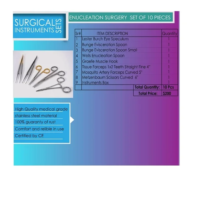 Exotic Animal Surgical Kit