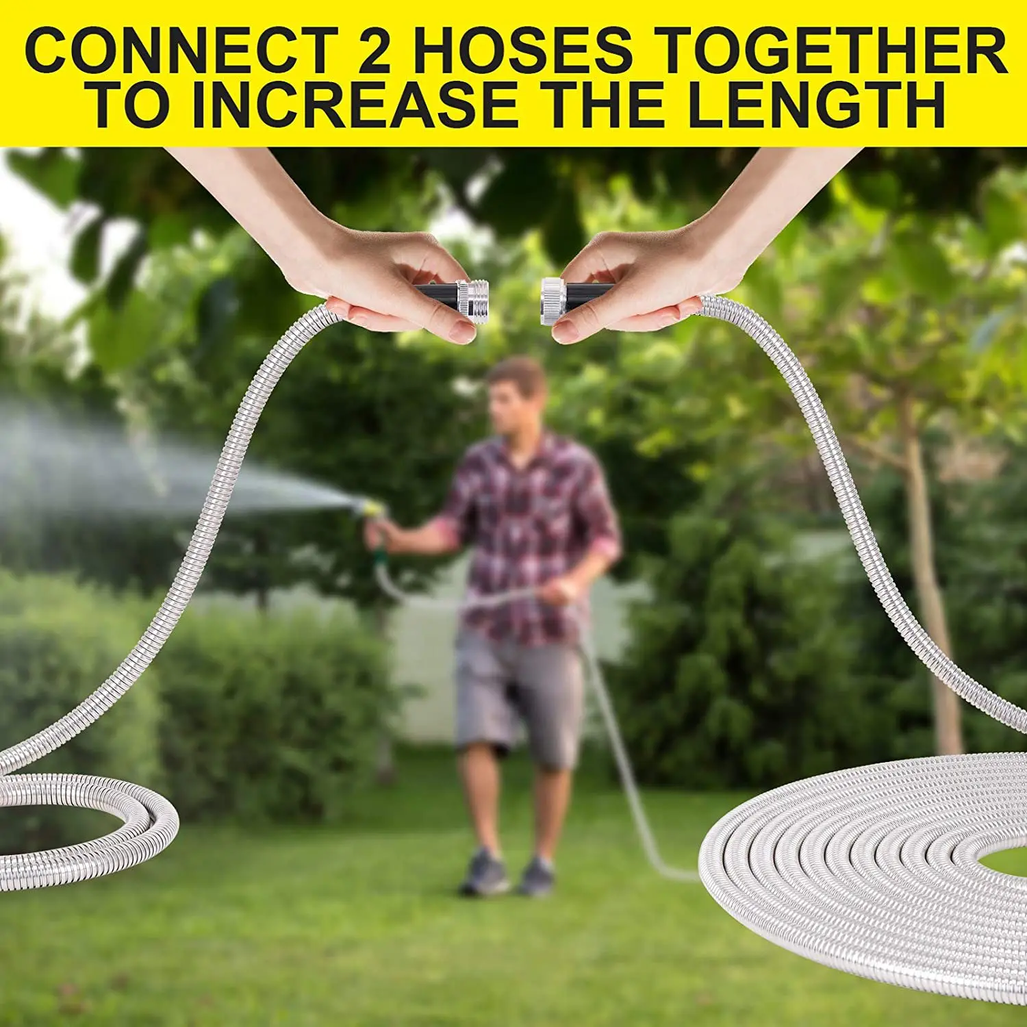 Cost Effective Telescopic Affordable Plastic 75 Ft 2021 Watering Expandable Nozzle Reels Garden Hoses