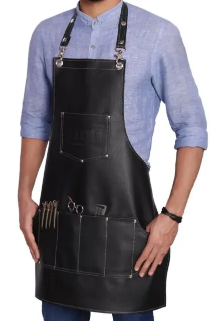 Barber Hairdressing Cutting Salon Cape Denim Barber Apron Printed Cutting Cape Customized design logo Hairdresser Smock