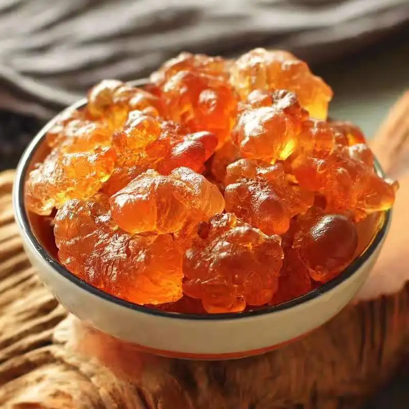 Бесплатные образцы натуральной сушеной жвачки персика смолы