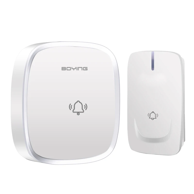 Self-powered Kinetic Wireless Doorbell with flashing light led light support dc or ac deaf doorbell