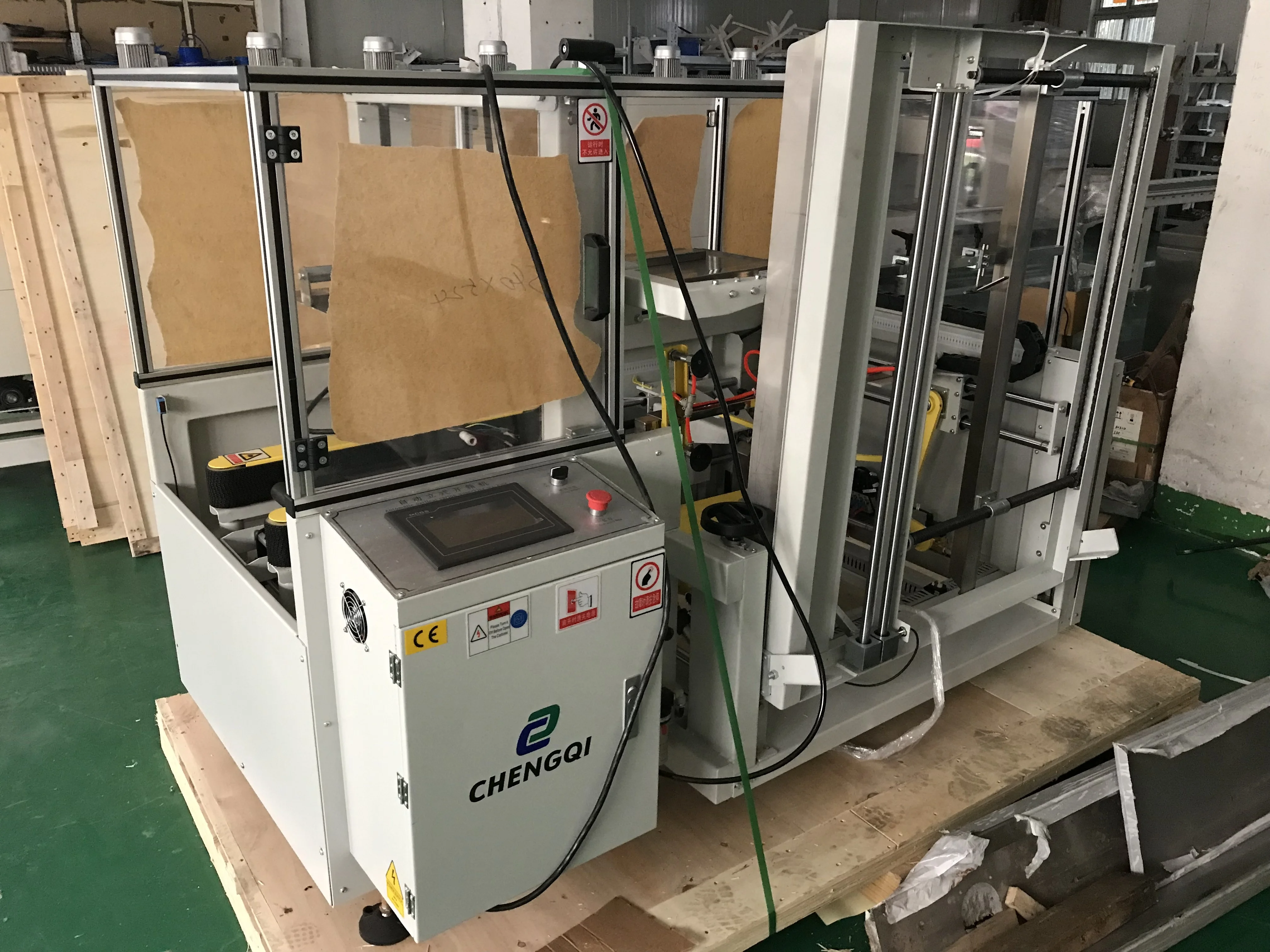 
Carton box Forming and bottom sealing open machine 