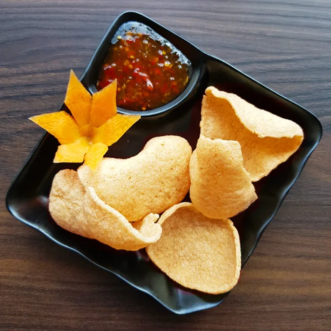  Vina БИК платье в стиле Ципао с shirmp Chips-100g-креветка крекер