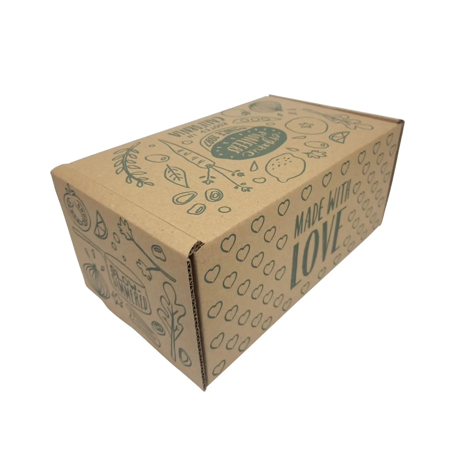 Die Cutting Designer Retail Corrugated Packaging Boxes Hard Board Boxes Customized printing With Ruffled Shape Customized Size