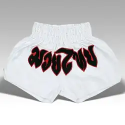 Made with Satin design kick boxing training muay thai gladiator shorts