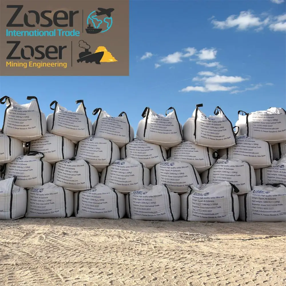 Glass grade Silica Sand, SiO2 99.8%, Fe2O3 0.01%. Very competitive  C&F price to most Asia port.