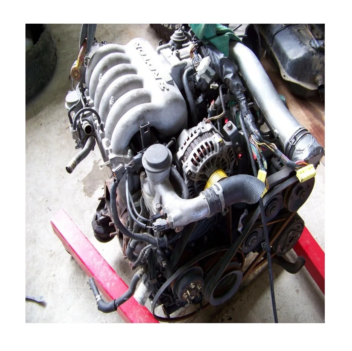 JDM MAZDDA-COSMO EUNOS RX7 20B 3 ротора двигателя TWIN TURBO провода ECU RX-7 FD3S FC3S по низкой цене