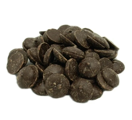 Wholesale Puratos Grand-Place Sustainable Cocoa Dark Chocolate Button- Vietnam Conched Cocoa Liquor For Chocolatiers