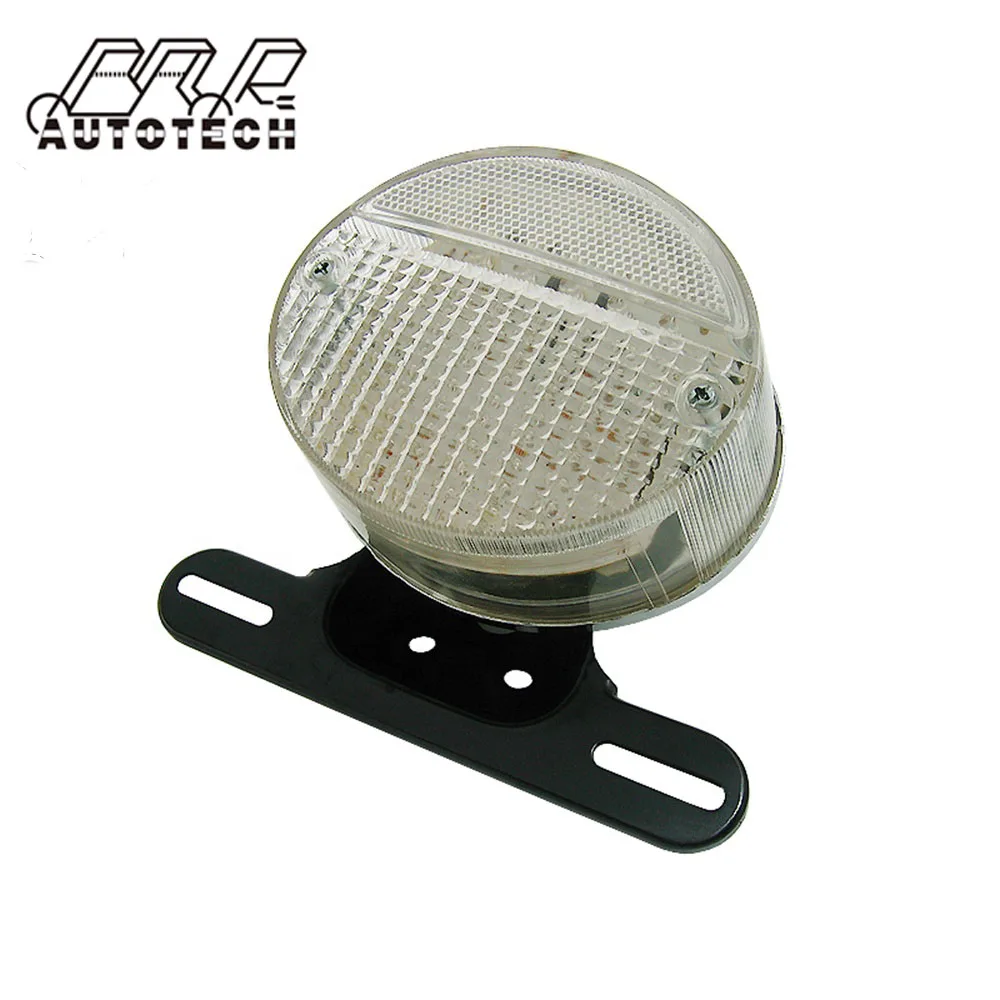 motorbike Clear smoke replacements Led motorcycle Taillight For Kawasaki Z1 Z2 Z750