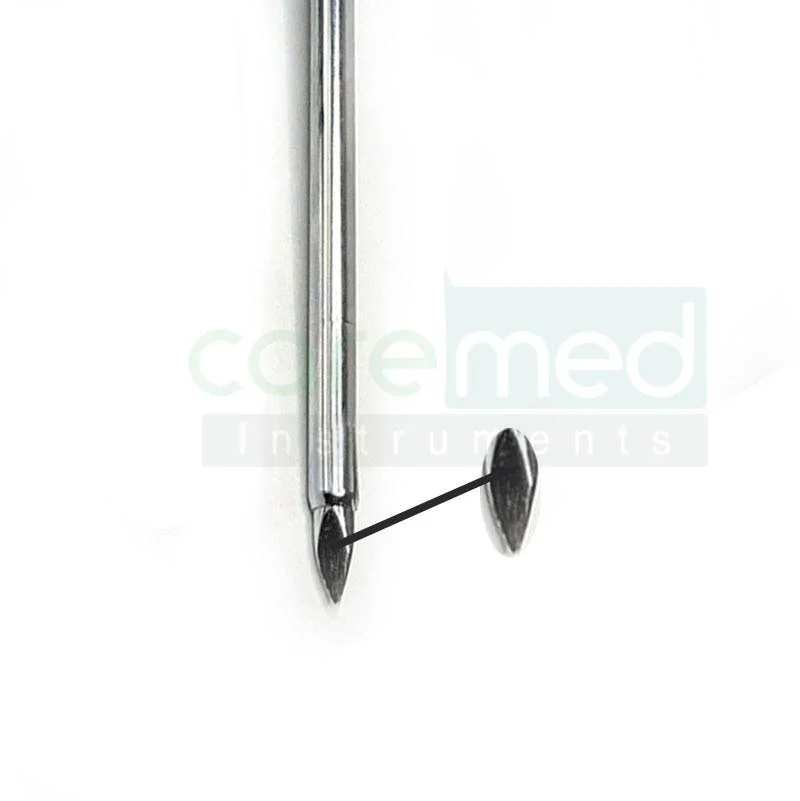 Medical Care Wooden Handle Trocars Reusable Trocar And Cannula Veterinary Instruments | Caremed Instruments