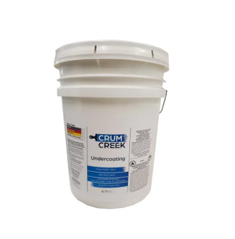 
Crum Creek 5 Gallon Pale Black Automotive Undercoating With Rust Inhibitor Wax Base Made in USA 