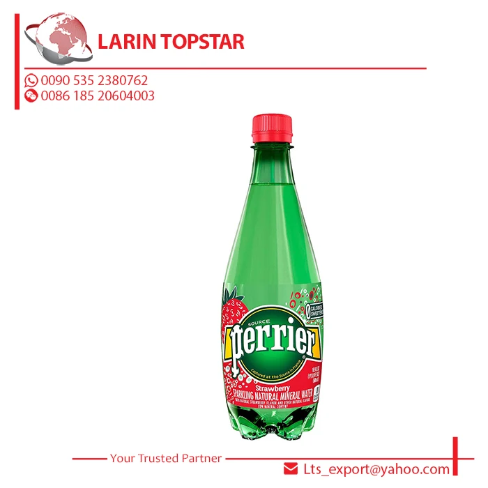 
Perrier 50CL PET Strawberry Quality Perrier sparkling Natural water 