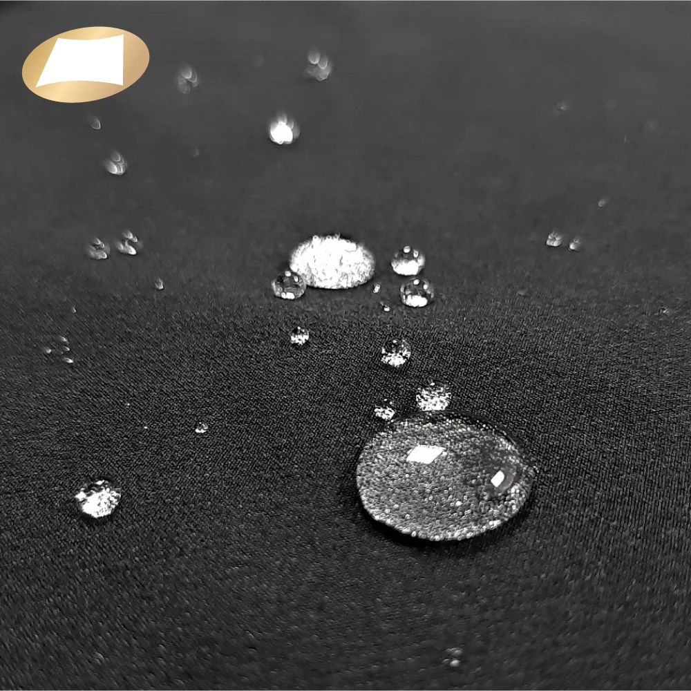  Water repellent nylon bamboo charcoal spandex 4 way stretch anti odor twill fabric for