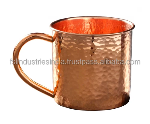 Copper Design Hammered Cheap Drinking Mug Hotel Bar And Restaurants Design Home Decor Mug Metal And Plated Finishing