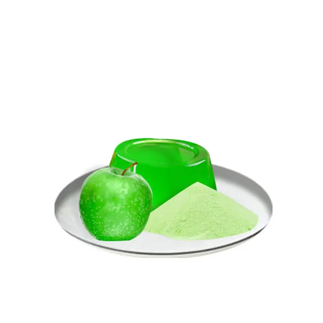Wholesale 1KG Green Apple Flavored Instant Jelly Powder Mix