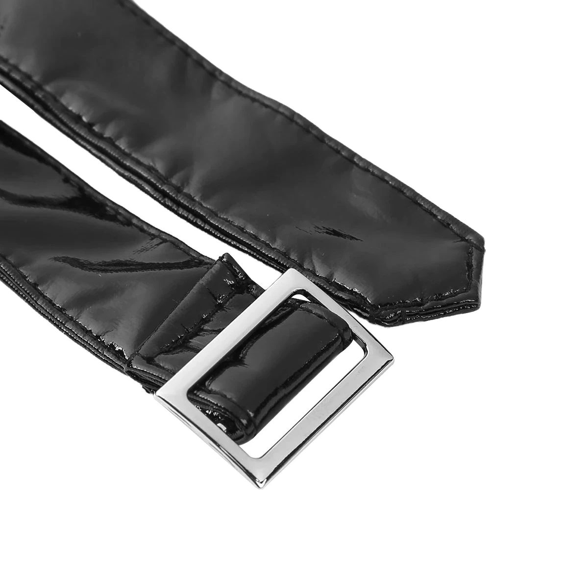 
Black Womens Shiny Leather Short Pants Hot Low Rise Pole Dance Latex Shorts Clubwear Rave Sexy Panties Zipper Mini Booty Shorts 