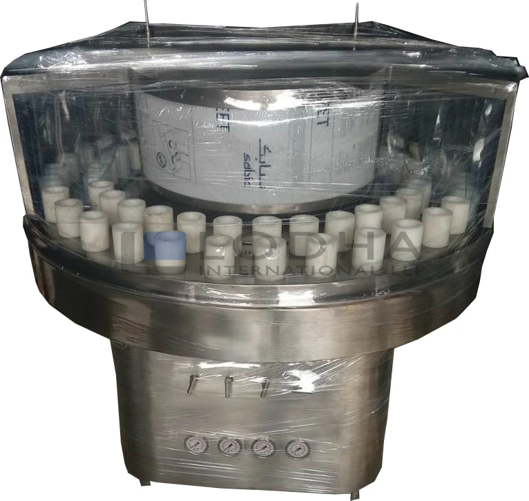 Automatic Head Washing Machine 100ml Plastic glass Rotary Bottle Washing Machine,
