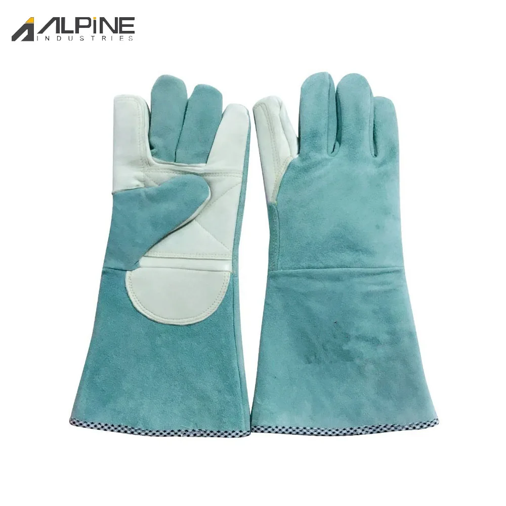 Best Split Leather Design Heavy Duty Industrial Working Gloves Leather Welding Gloves
