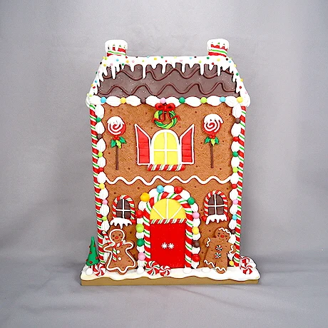 Рождественские/Новогодние украшения, глиняный домик, столовые приборы