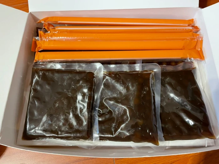 Черная тапиока, мгновенные пузырьки, натуральный жемчуг Boba