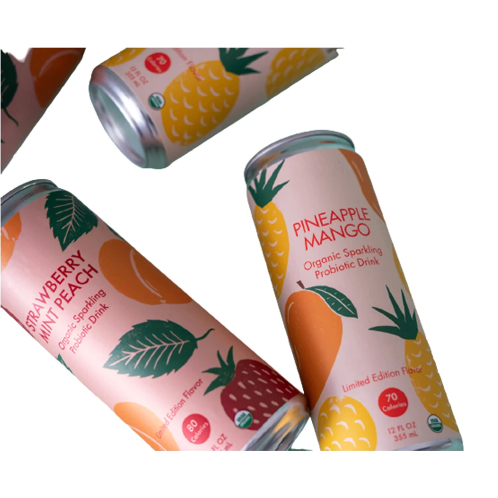 Private Label Kombucha 12/16oz Organic Sparkling Probiotic Drink Premium Quality